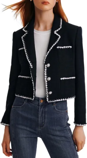 2025 Womens Casual Blazers Long Sleeve Work Office Open Front Suit Jacket Business Blazer