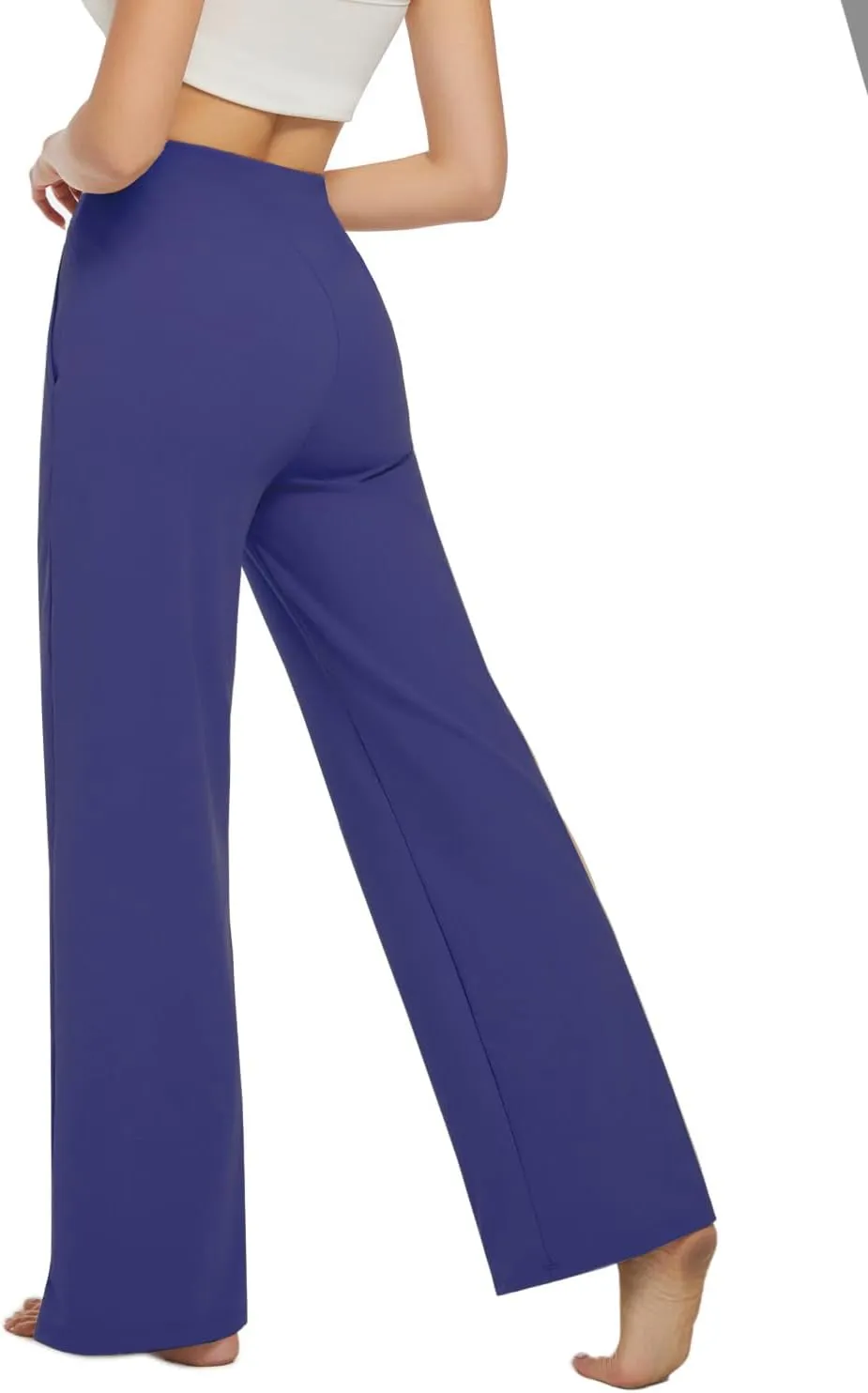 3 Pack Yoga Pants Women's Wide Leg Pants High Waist Elastic Sweatpants pantsLounge Pants with Pockets