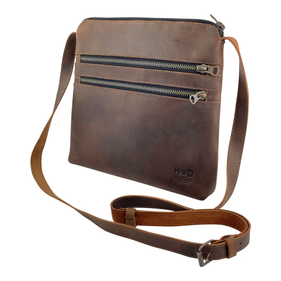 3 Zipper Satchel