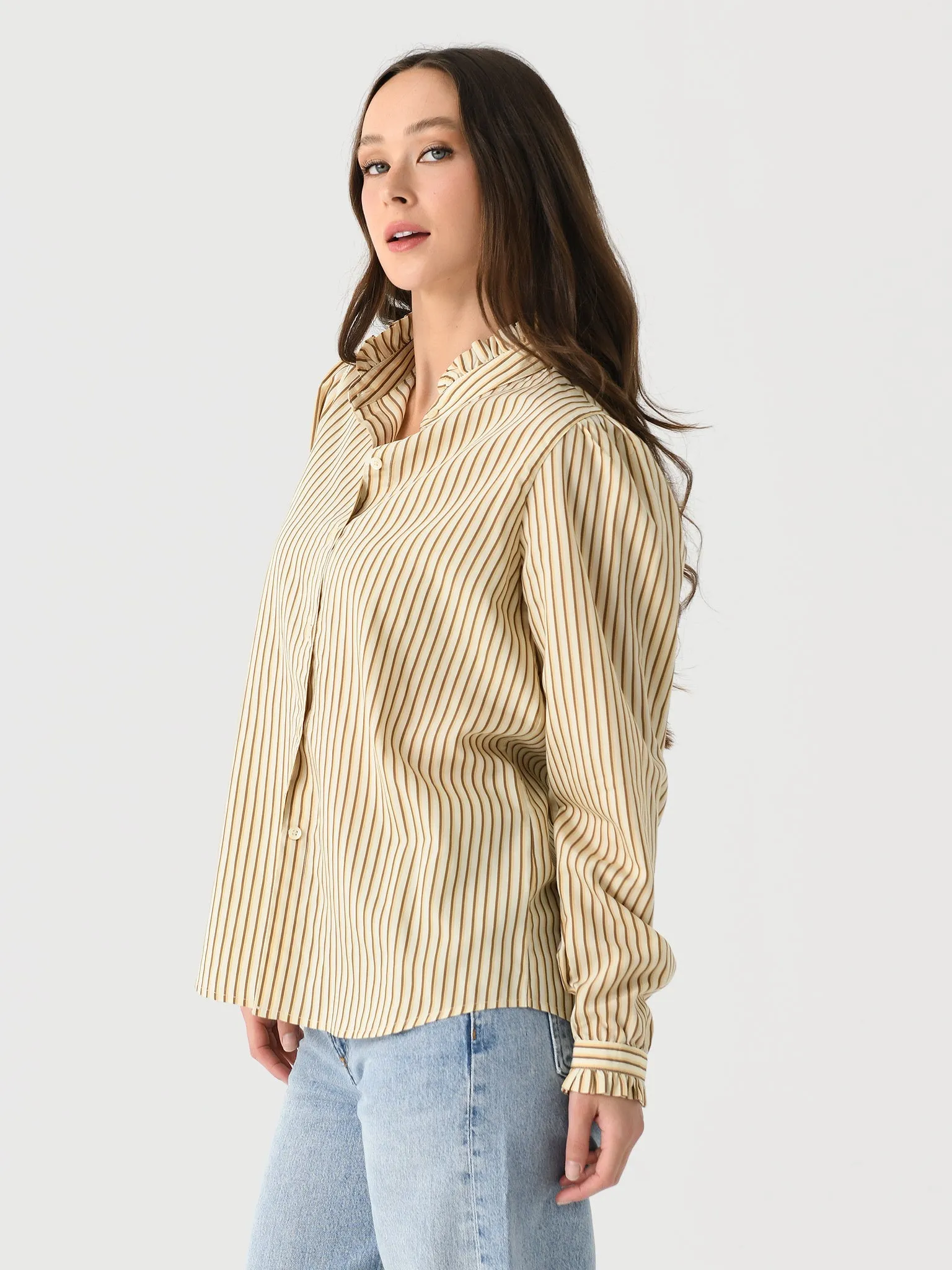 A Shirt Thing Women's Peggy Multi Stripe Shirt