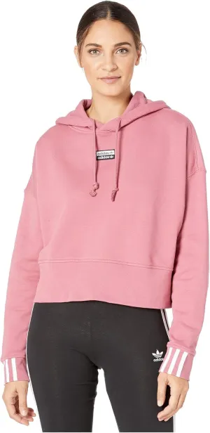 adidas Originals Women's V-ocal Cropped Hooded Sweatshirt
