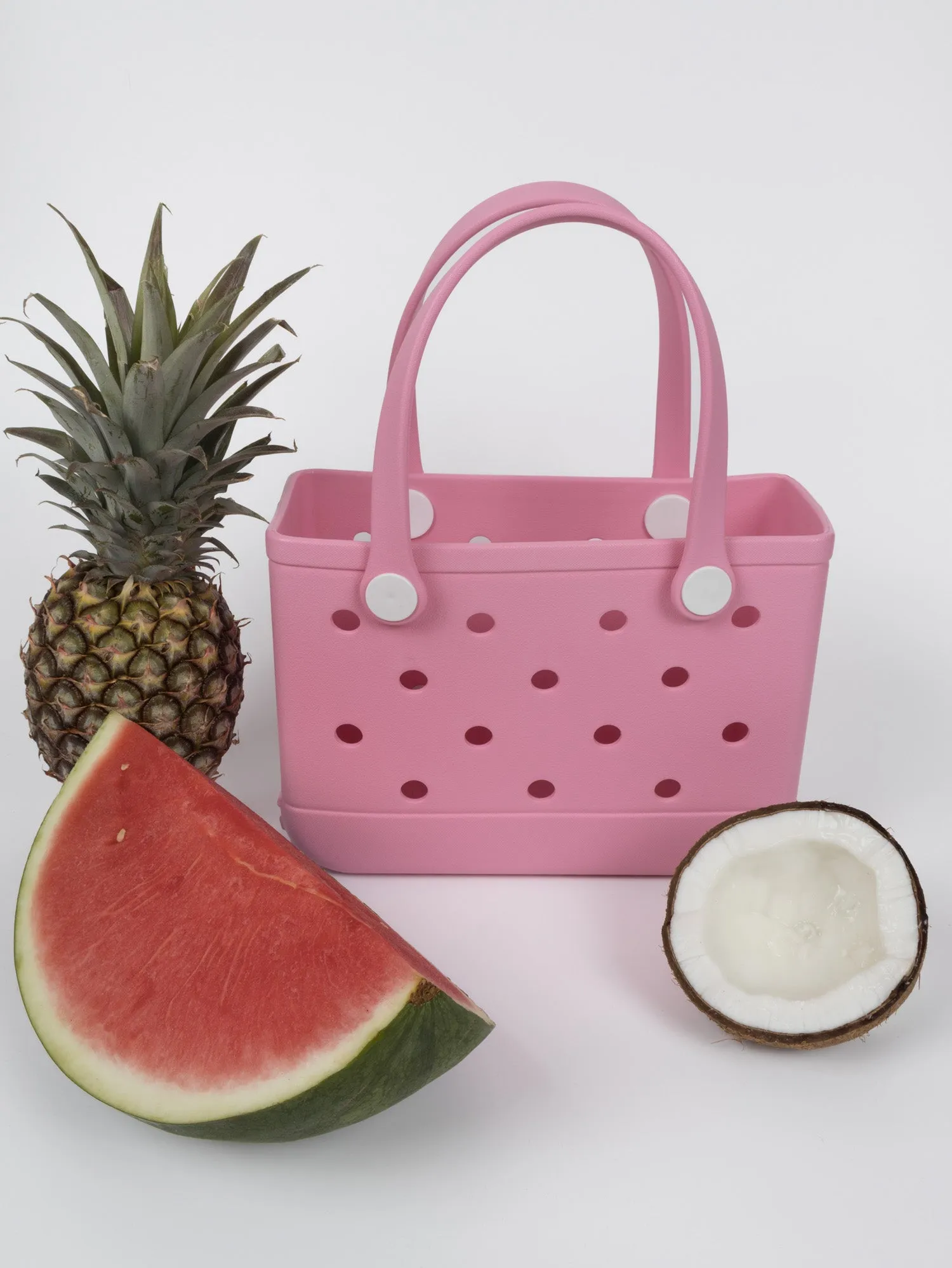 Aloha Vegan Tote Bag - Light Pink - Small