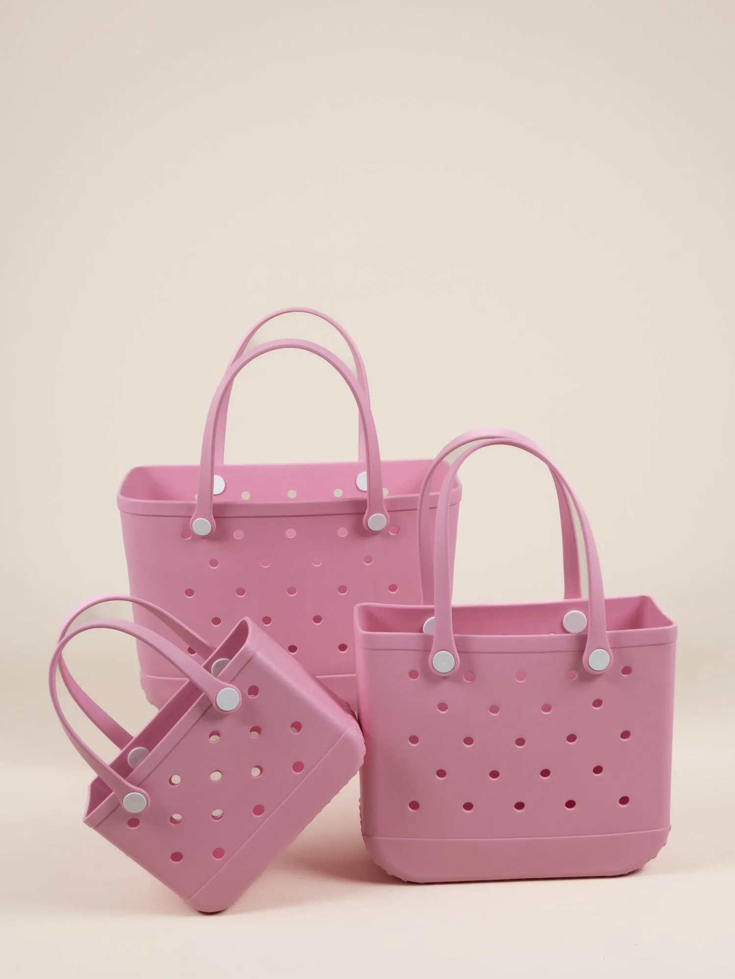Aloha Vegan Tote Bag - Light Pink - Small