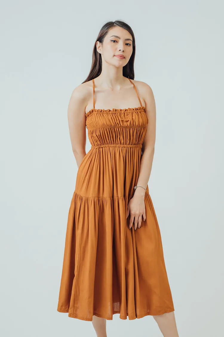 Amani Ruched Summer Dress