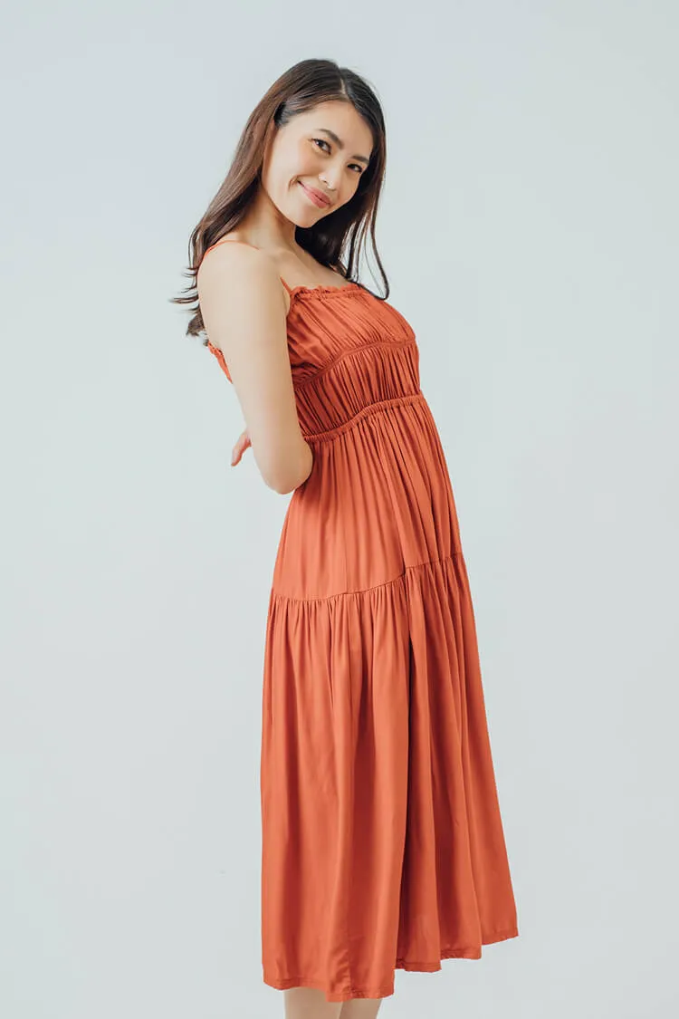 Amani Ruched Summer Dress