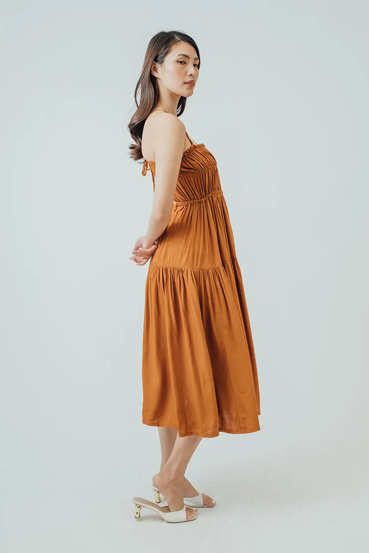 Amani Ruched Summer Dress