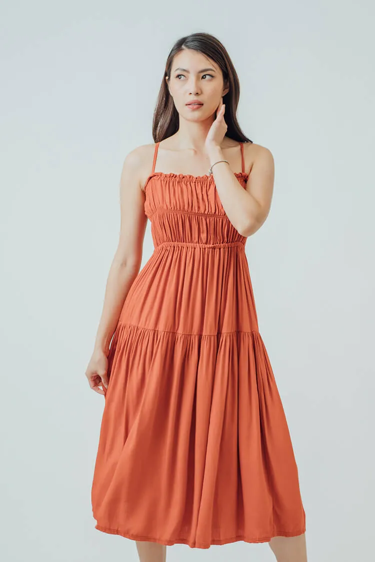 Amani Ruched Summer Dress