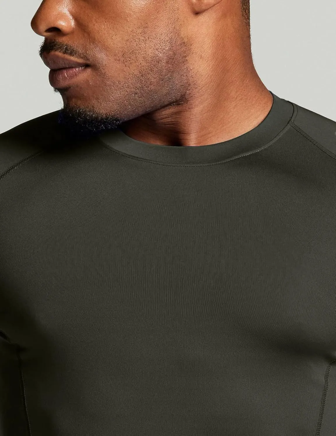 ATHLIO Men's Cool Dry Short Sleeve Compression Shirts, Sports Baselayer T-Shirts Tops, Athletic Workout Shirt