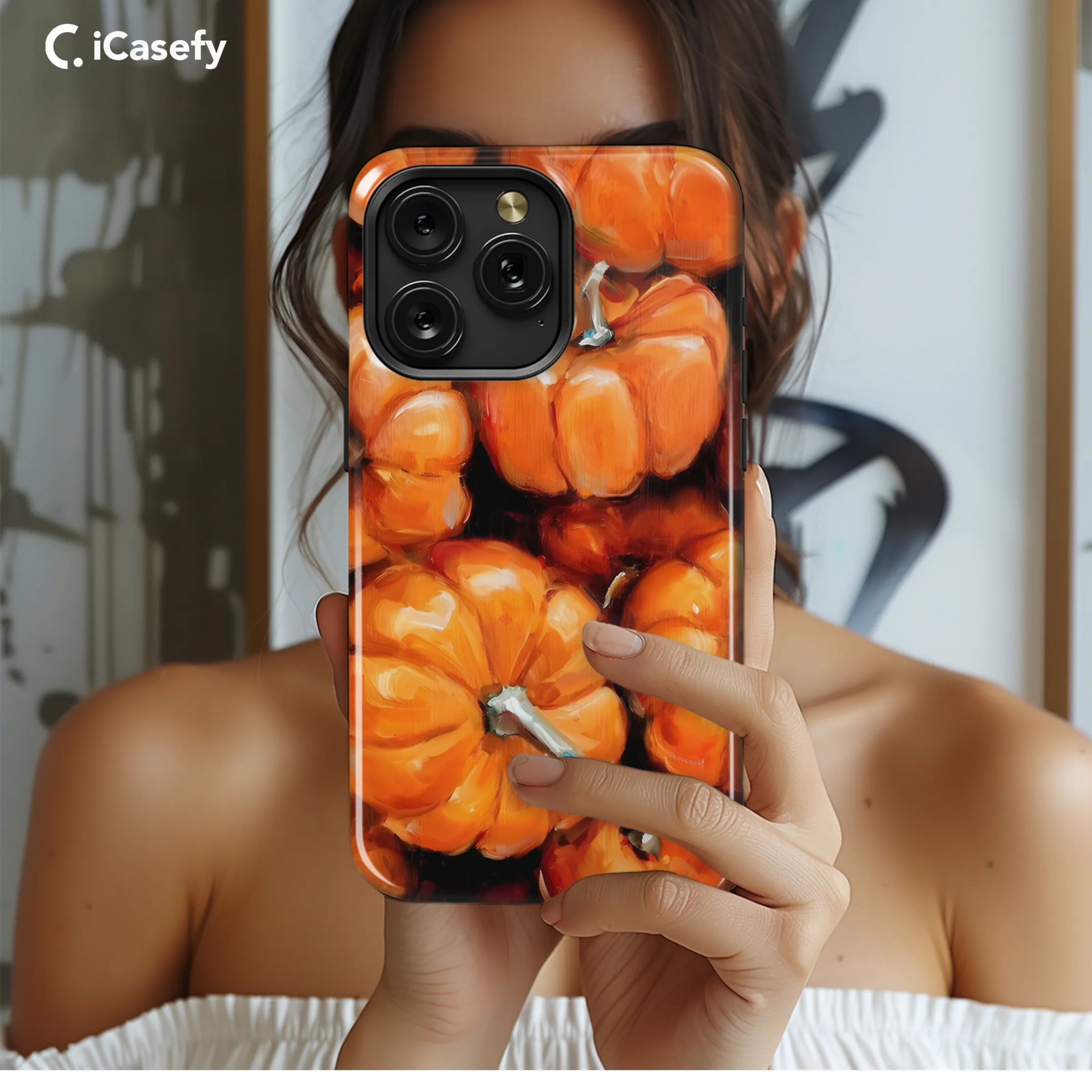 Autumn Fall Pumpkin Phone Case iPhone Samsung Cover Pixel 1883