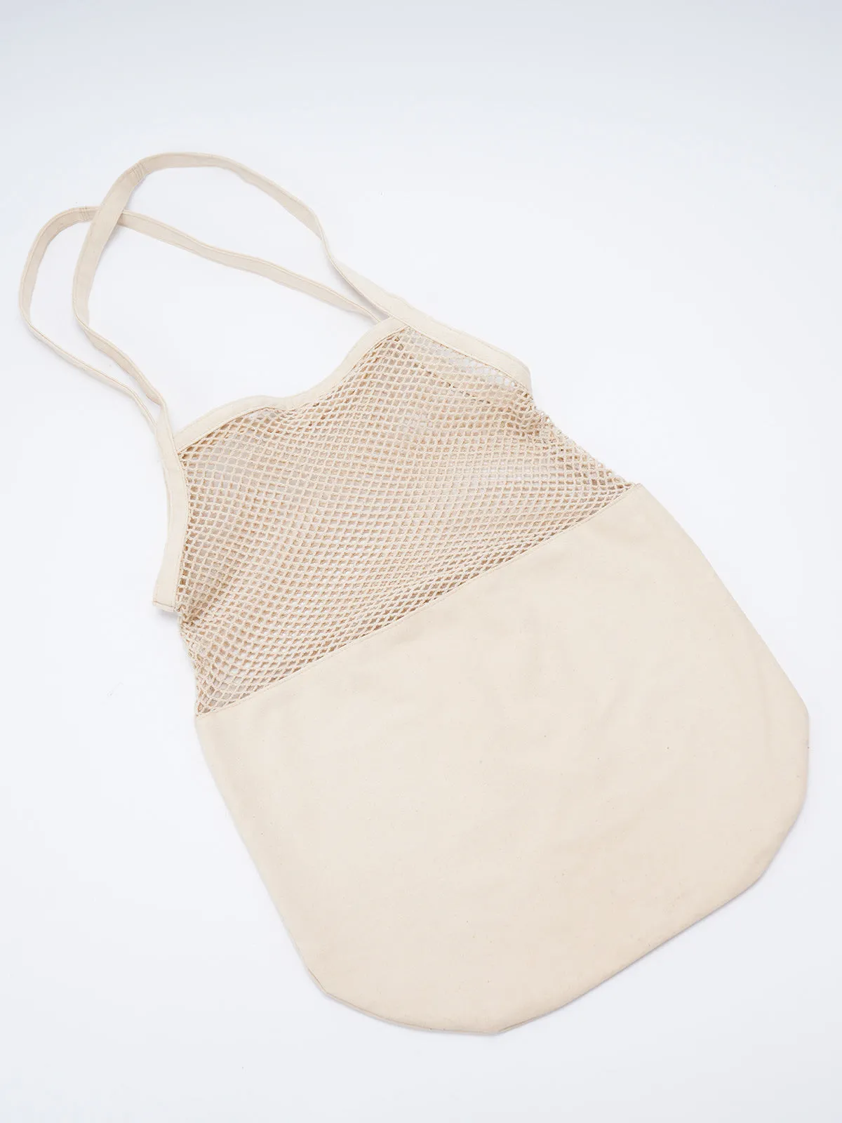 Blended Mesh Grocery Bag Off White