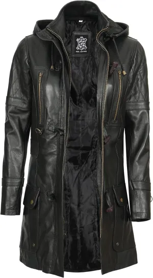 Blingsoul Leather Coats For Women - Real Lambskin Leather Jacket Womens