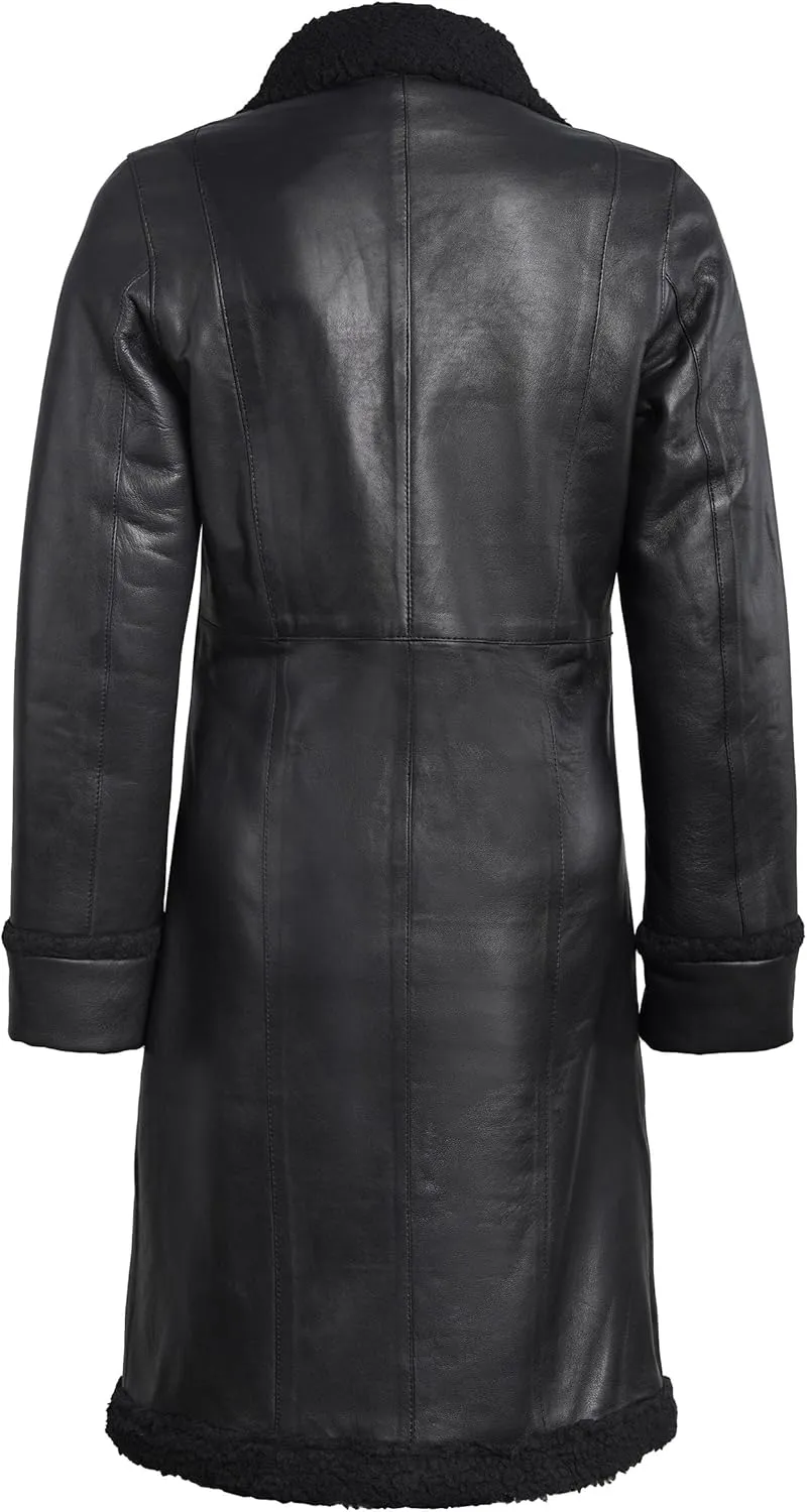 Blingsoul Leather Coats For Women - Real Lambskin Leather Jacket Womens