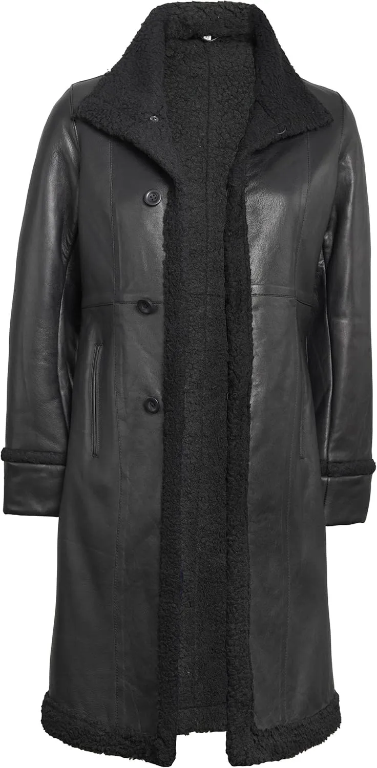 Blingsoul Leather Coats For Women - Real Lambskin Leather Jacket Womens