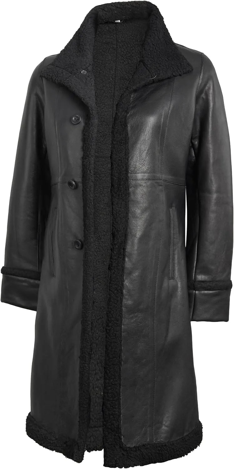 Blingsoul Leather Coats For Women - Real Lambskin Leather Jacket Womens