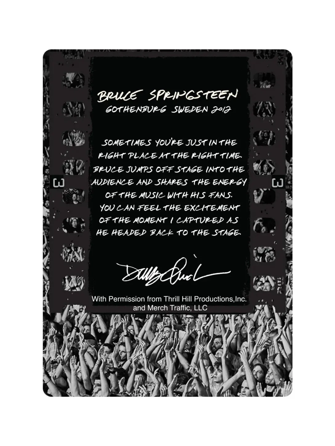Bruce Springsteen "Concert" Tee - Faded Black