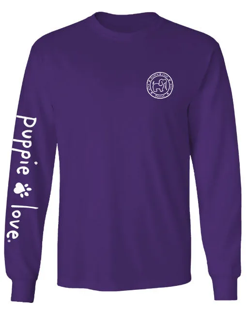 CANCER AWARENESS PUP, ADULT LS (PRINTED TO ORDER)