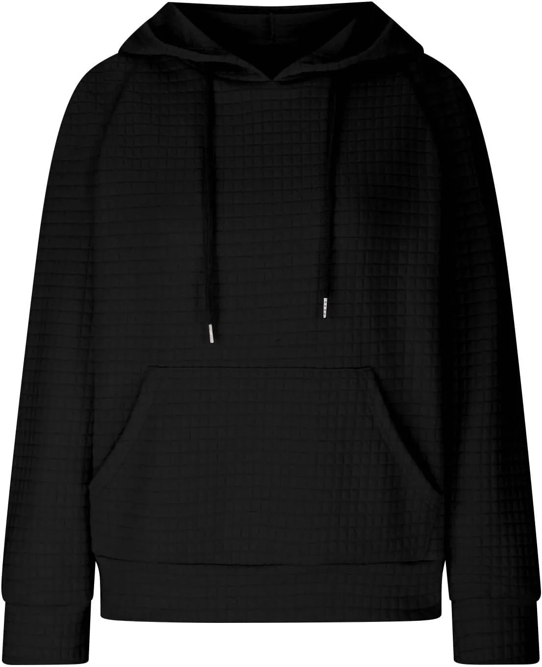 Ceboyel Womens Lightweight Sweatshirts Hoodies Waffle Knit Tops Long Sleeve Pullover Sweater Cute Teen Girls Clothes 2023