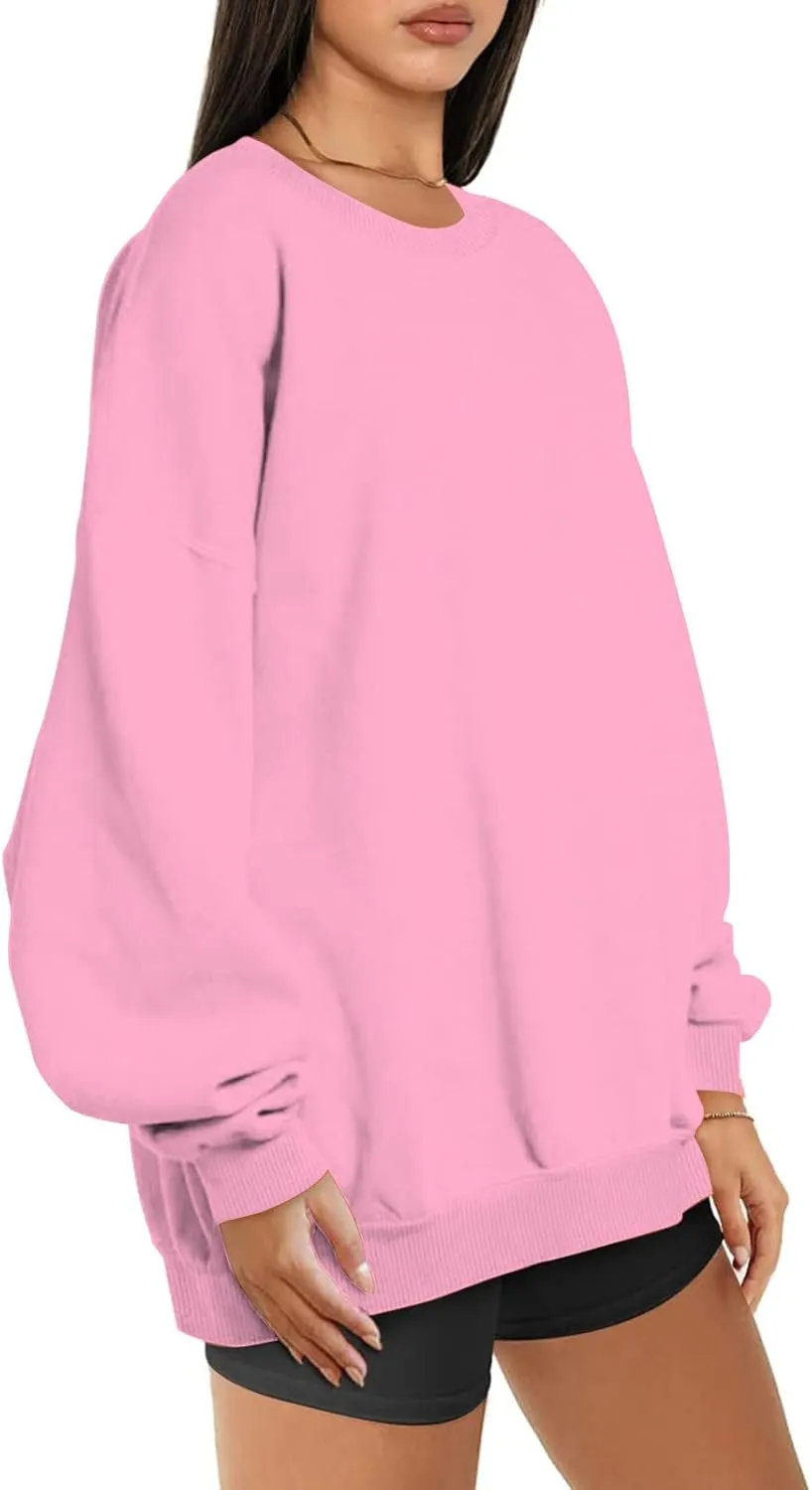 Ceboyel Womens Oversized Sweatshirts Fall 2023 Pullover Sweater Comfy Crewneck Hoodies Trendy Vintage Y2K Clothes Outfits