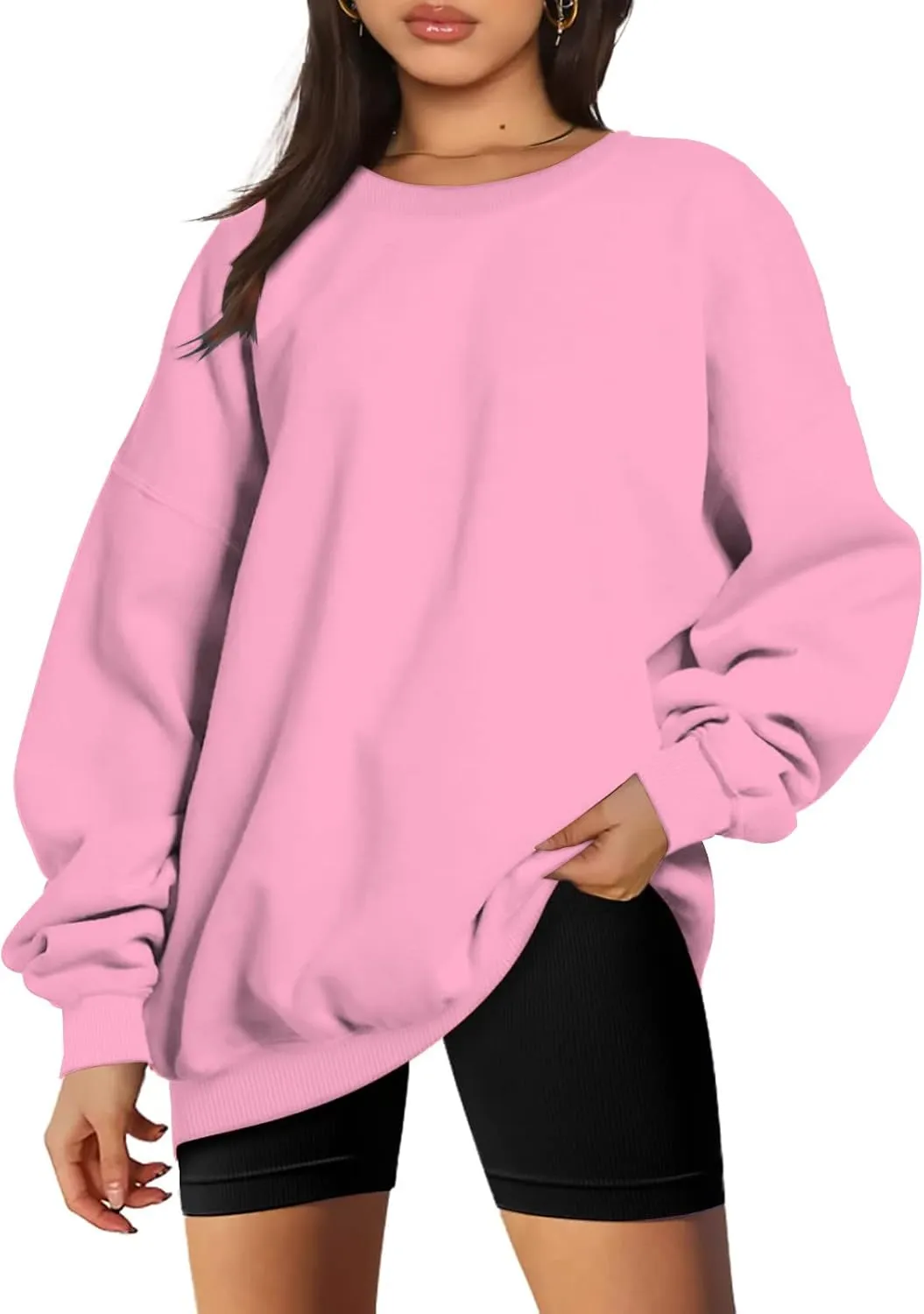 Ceboyel Womens Oversized Sweatshirts Fall 2023 Pullover Sweater Comfy Crewneck Hoodies Trendy Vintage Y2K Clothes Outfits