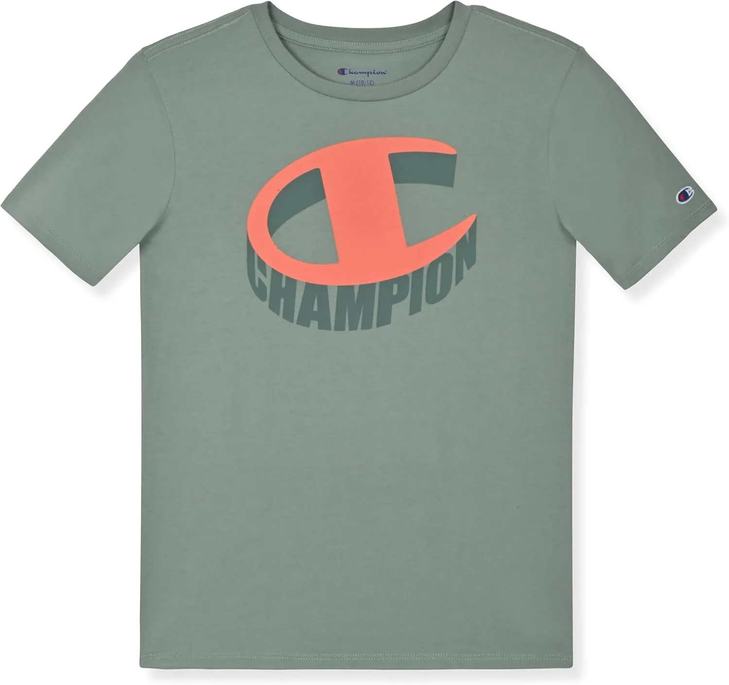 Champion Boys Tee Shirts 2 Pack Short Sleeve T-Shirts for Boys in Sizes 4-18