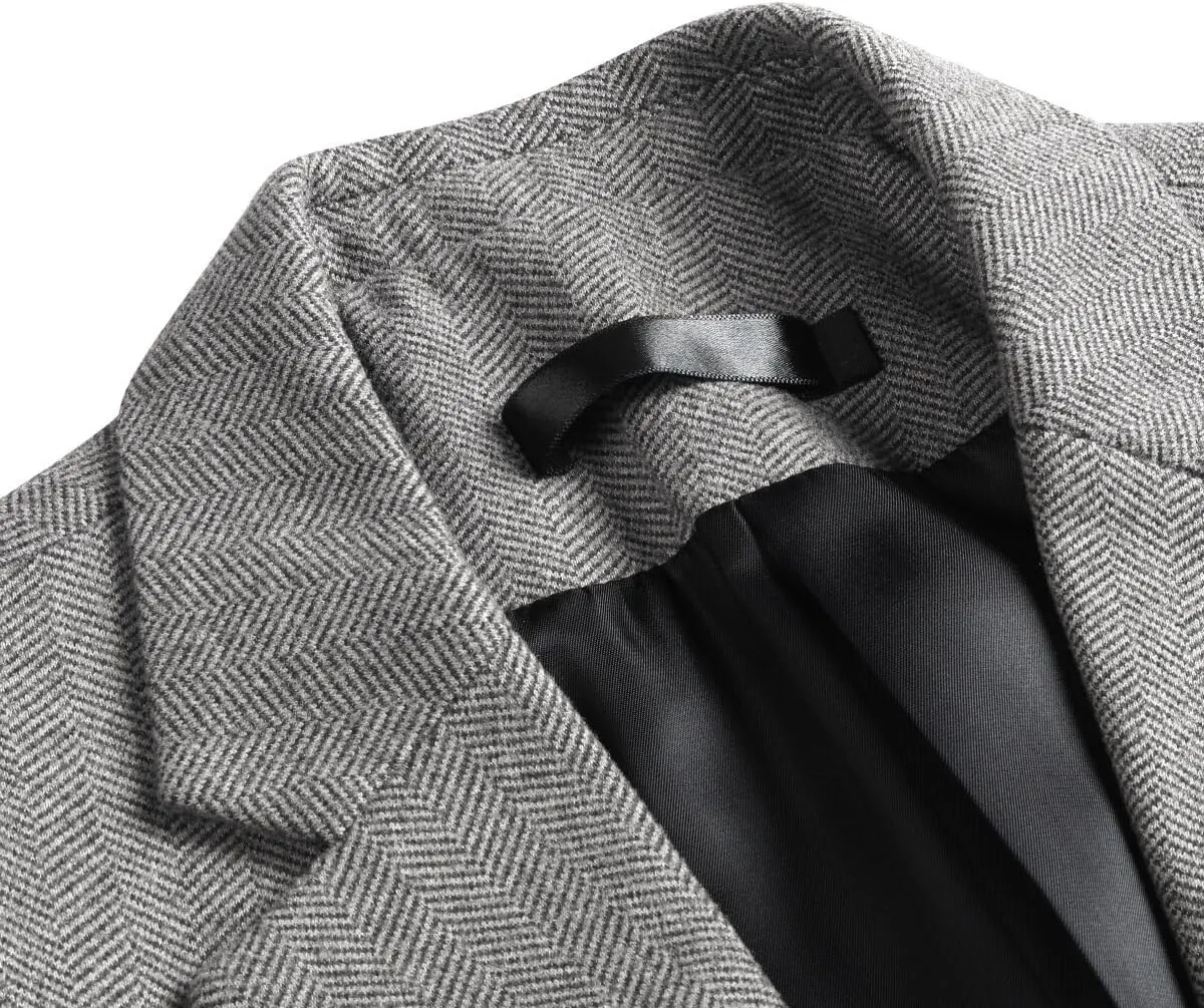 Cloudstyle Mens Casual 2 Buttons Slim Fit Jacket Lightweight Formal Business Blazer Sport Coat