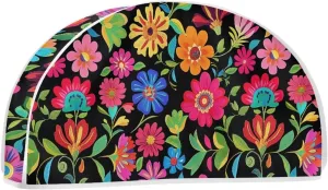 Colourful Flowers Garment Bags for Travel Bag Hanger for Closet Washable Portable for Travel Hotel