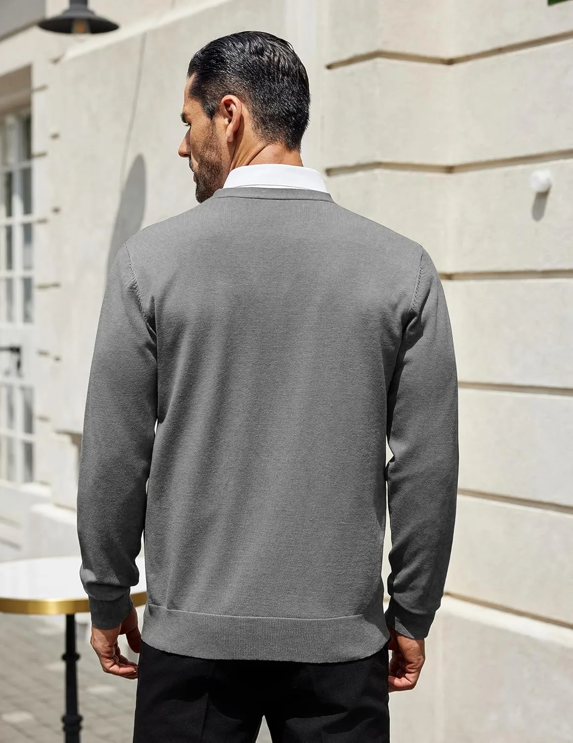 COOFANDY Mens Cardigan Sweaters Long Sleeve V Neck Cardigans Lightweight Knitted Button Down Sweaters with Pockets