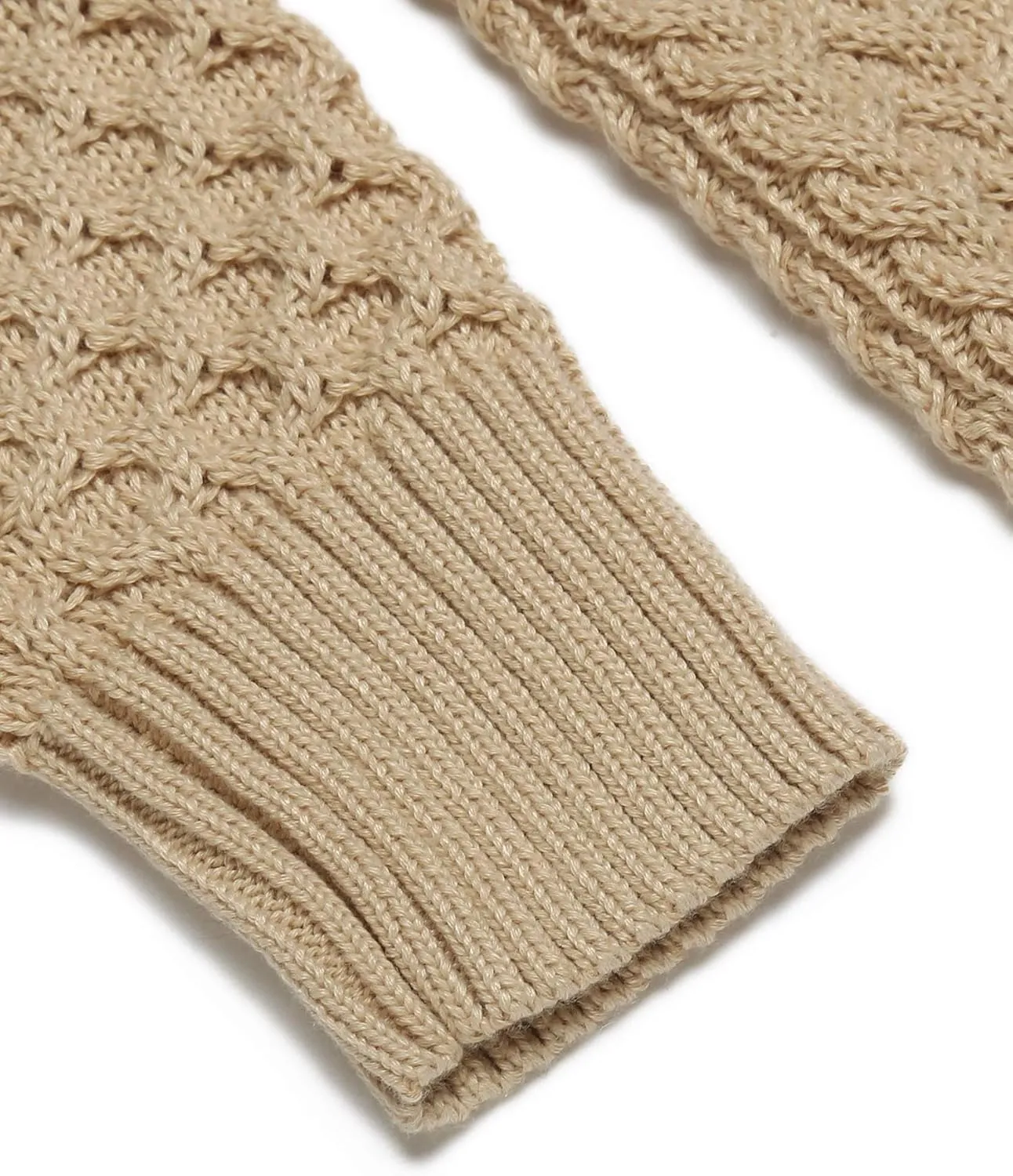 COOFANDY Men's Slim Fit Turtleneck Sweater Casual Knitted Twisted Pullover Solid Sweaters