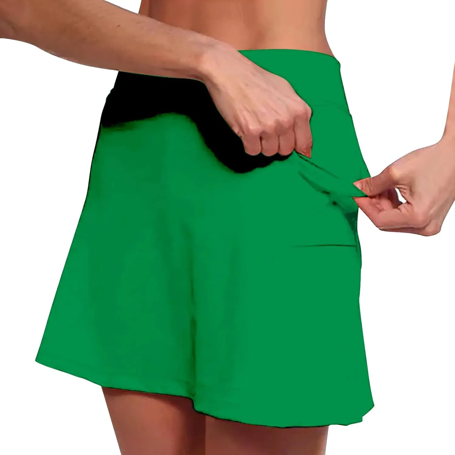 Cotton Linen Capri Pants for Women Casual Summer New Dress Shorts Skirts Lightweight High Waist Yoga Pants Leggings