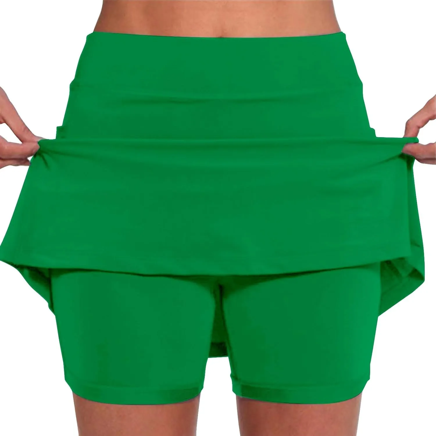 Cotton Linen Capri Pants for Women Casual Summer New Dress Shorts Skirts Lightweight High Waist Yoga Pants Leggings
