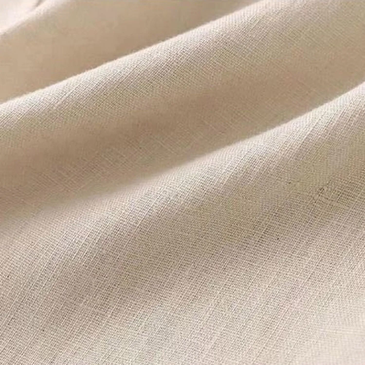 Cotton Linen Pants for Women Loose Fit Wide Leg Drawstring Elastic Waisted Summer Plus Size Casual Straight Pants Trousers