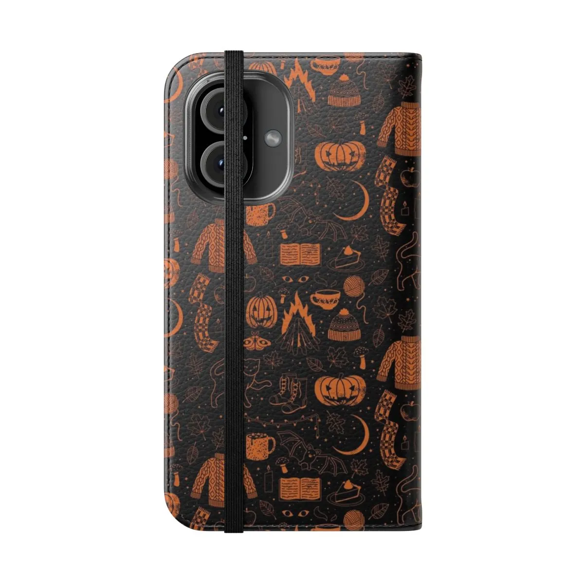 Cozy Autumn Nights Phone Case: Spooky Halloween Vibes