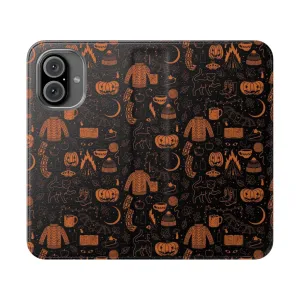 Cozy Autumn Nights Phone Case: Spooky Halloween Vibes