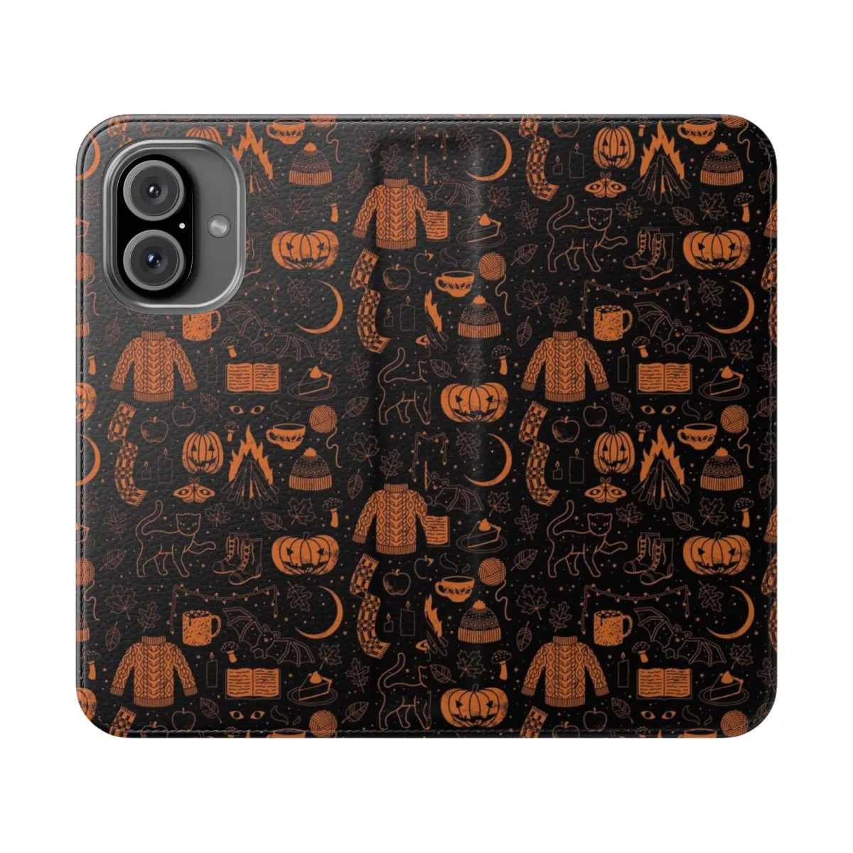 Cozy Autumn Nights Phone Case: Spooky Halloween Vibes