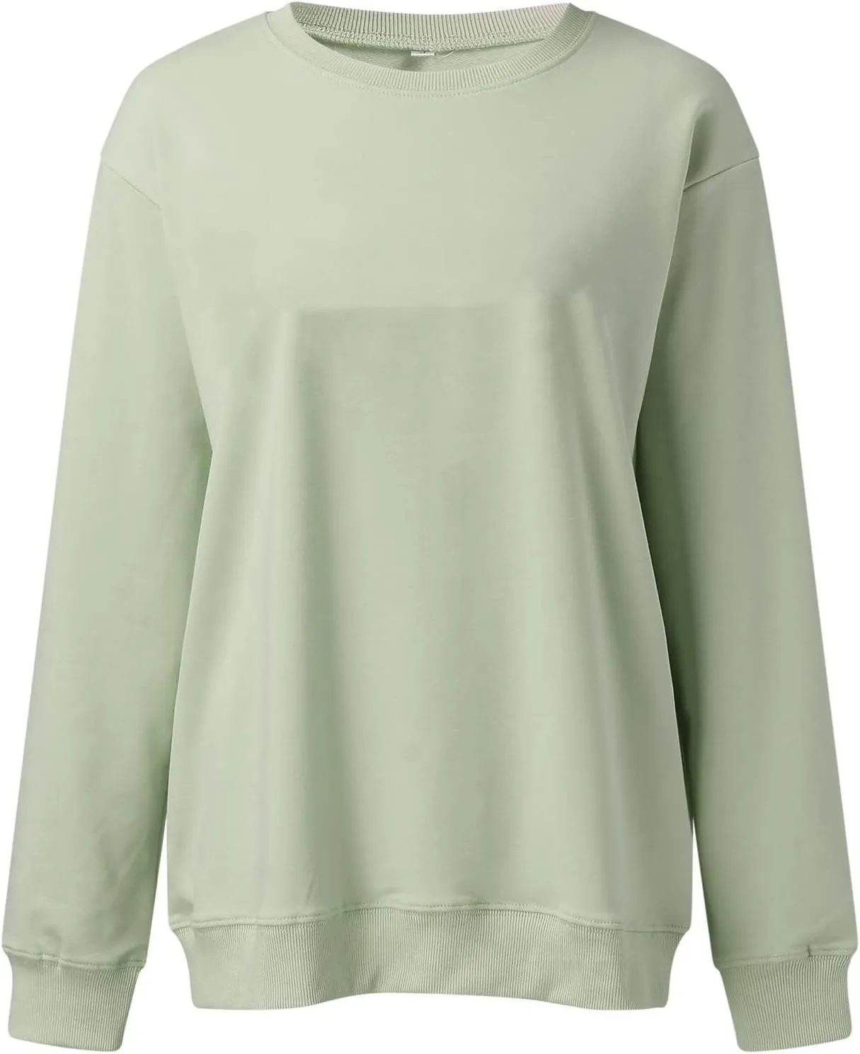 Crew Neck Sweatshirts Women Oversized Fall Sweatshirt Casual Loose Long Sleeve Tops Pullover Cute Y2k Preppy Clothes