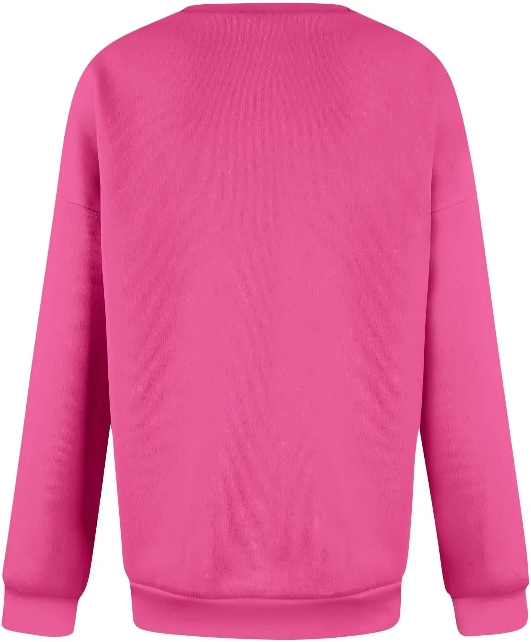 Crewneck Sweatshirts Women Oversized Preppy Sweatshirt Cute Loose Fit Fleece Pullover Comfort Plain Hoodies