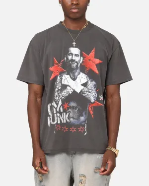 Culture Kings X WWE CM Punk Royal Rumble Heavyweight T-Shirt Black Wash