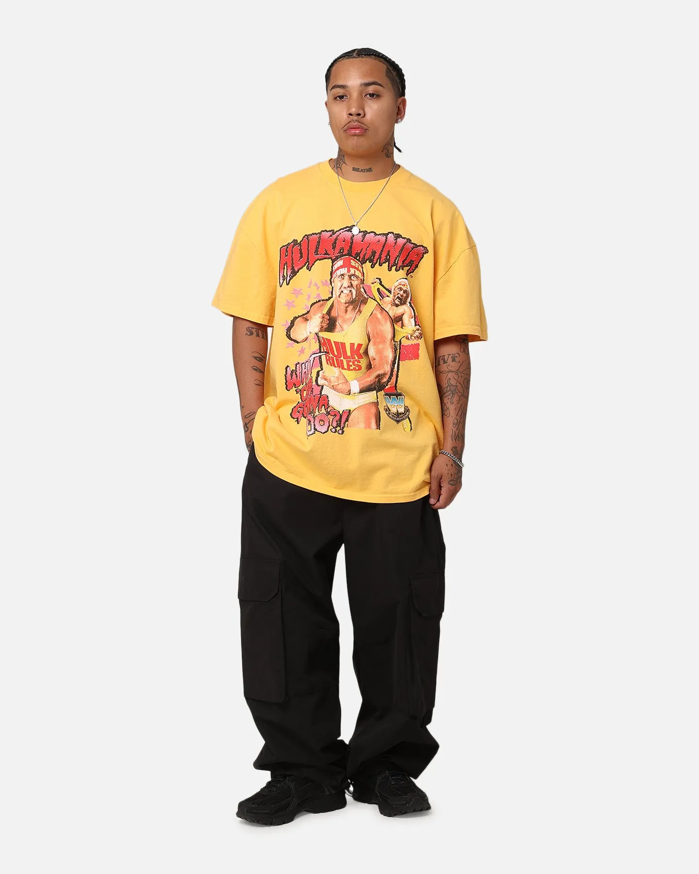 Culture Kings X WWE Hulk Hogan Hulk Heavyweight T-Shirt Yellow