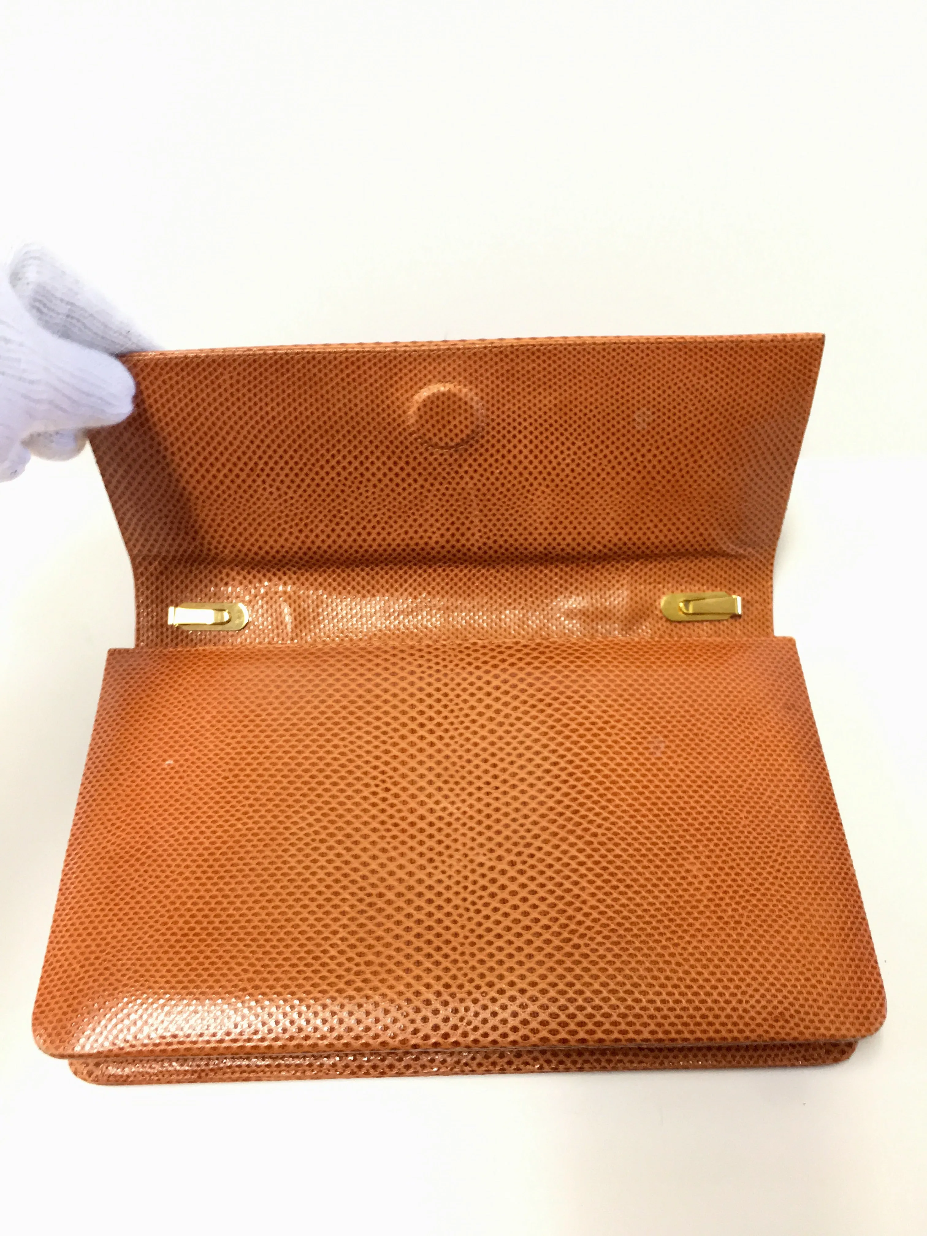 DARBY SCOTT GENUINE KARUNG WITH CARNELIAN HANDLE HANDBAG