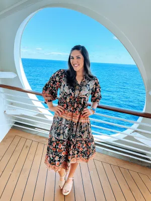 Dreaming of Blossoms Midi Dress