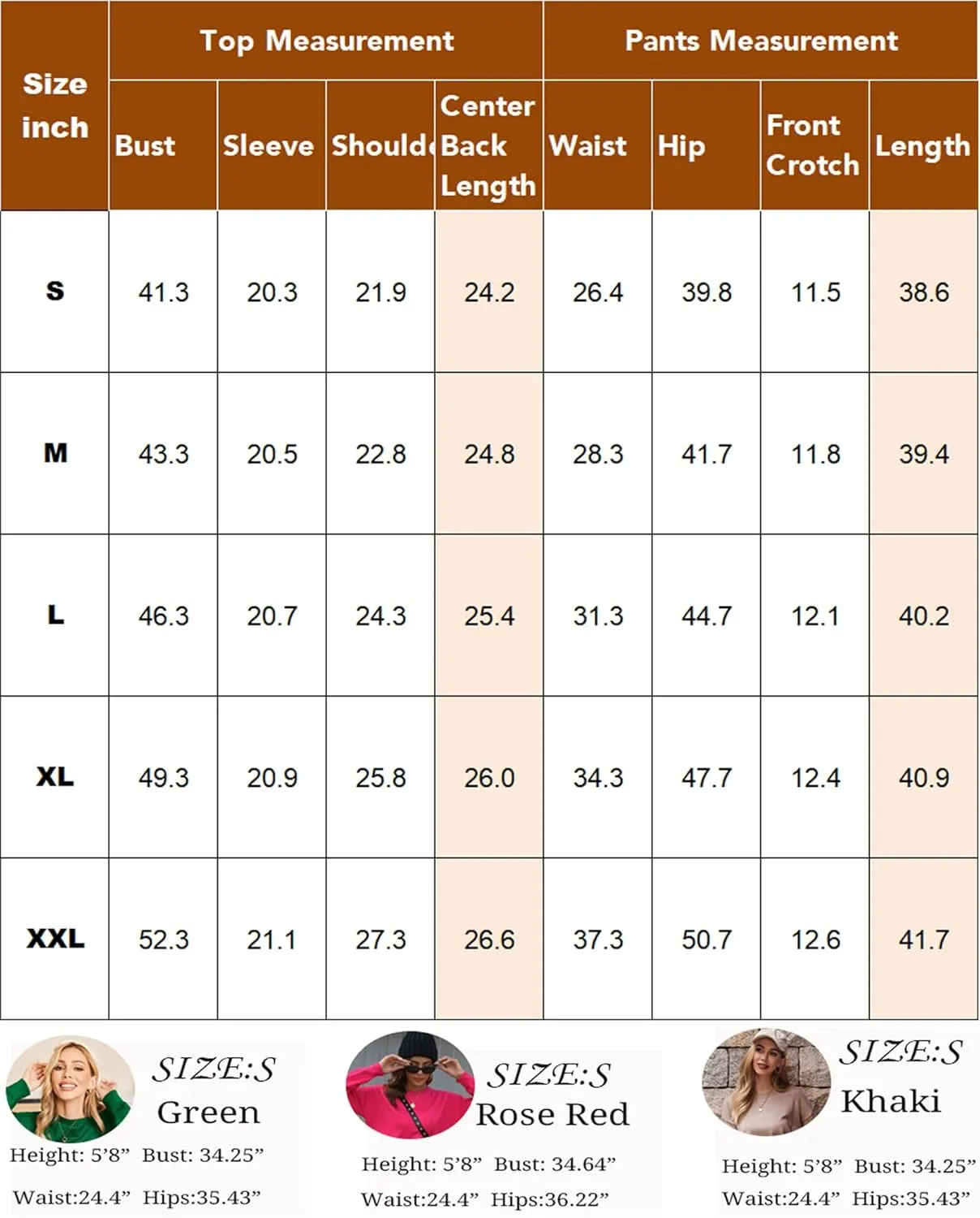 Ekouaer Women's 2 Piece Lounge Set Long Sleeve Knit Pajamas Sweatsuit Jogger Pant Outfits With Pockets S-XXL