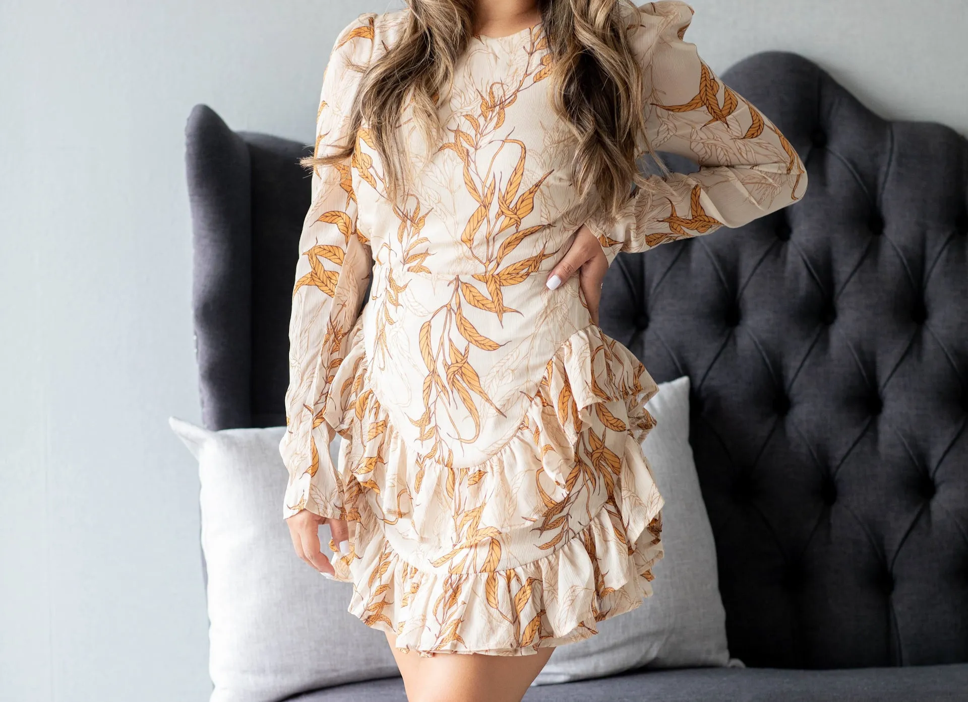 Ember Ruffled Dress - [XS-L]