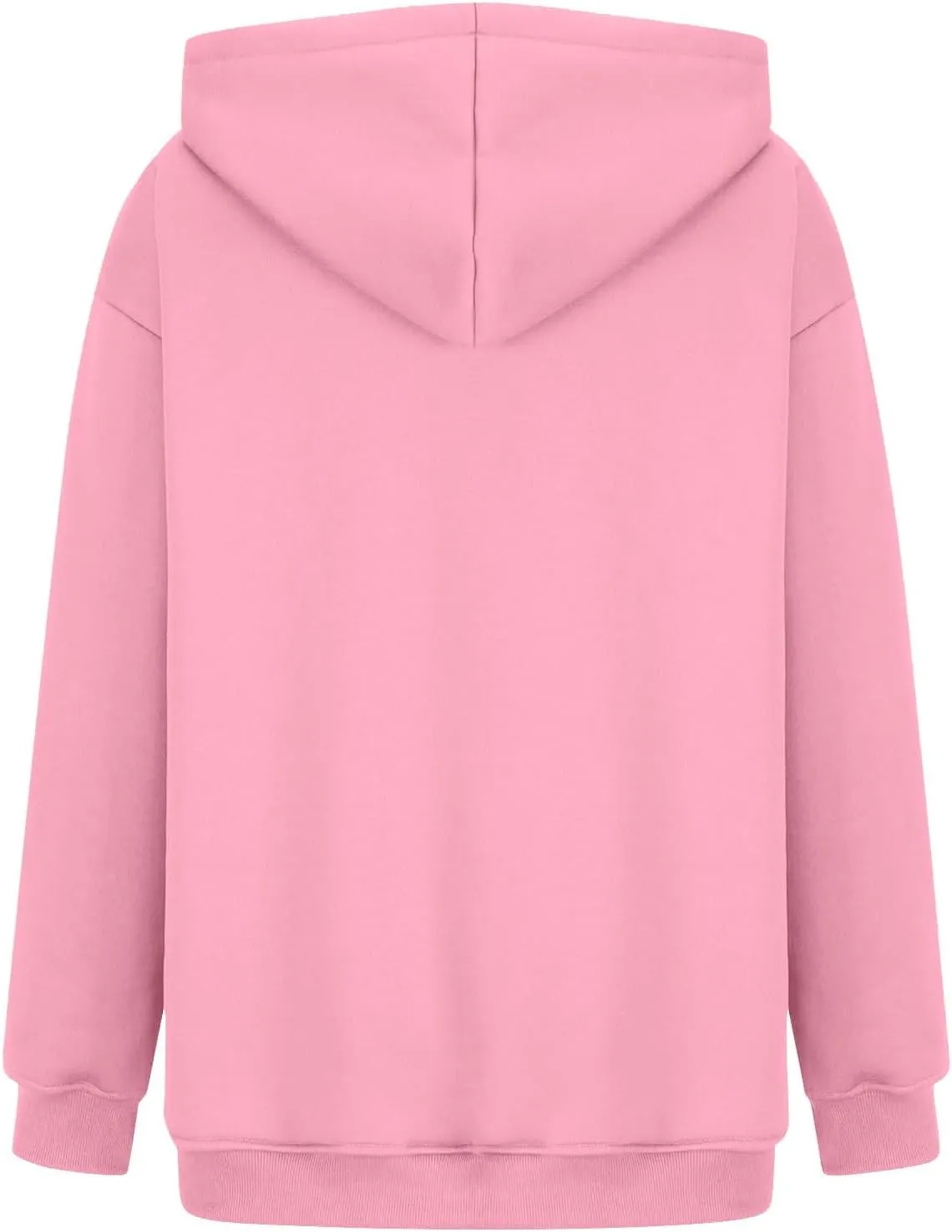 Fleece Hoodies for Women Oversized Preppy Sweatshirt Pullover Lightweight Sweatshirts Winter Sweaters with Pocket