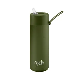Frank Green Drink Bottle 595ml - Khaki