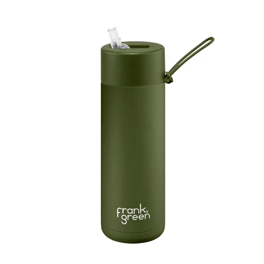 Frank Green Drink Bottle 595ml - Khaki