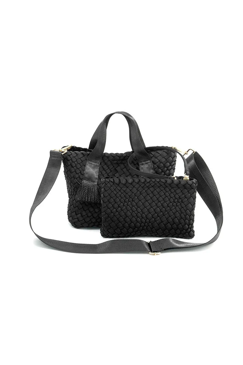 Fringe Woven Tote Bag