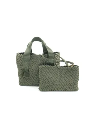 Fringe Woven Tote Bag
