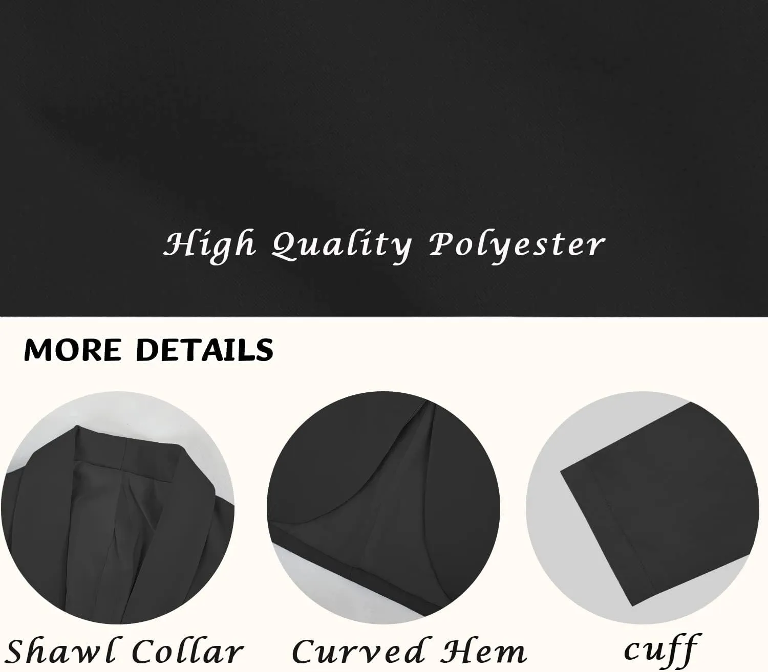 Girls Blazer Jacket Solid Color Lapel Suit Open Front Long Sleeve Blazers for Kids Girls Size 5-14 Years