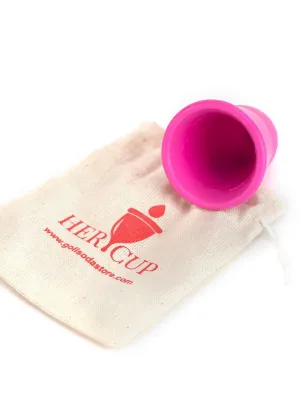 Goli Soda Her Cup Reusable Menstrual Cup for Women Fuchsia