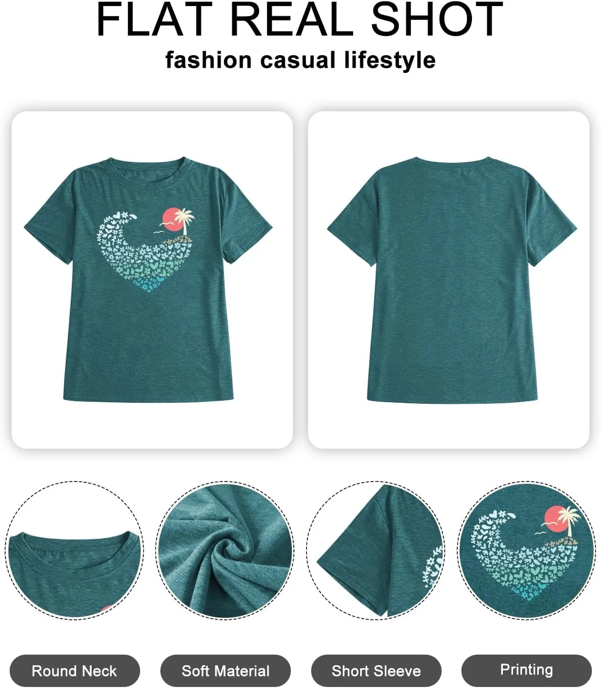 HDLTE Plus Size Beach Shirts for Women Short Sleeve Hawaiian Shirt Casual Summer Vacation Blouses